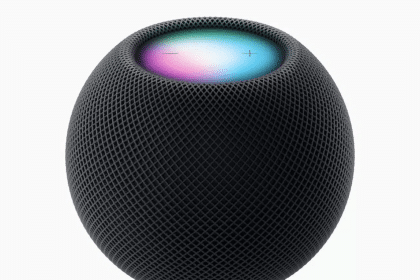 The new Apple HomePod Mini in Midnight