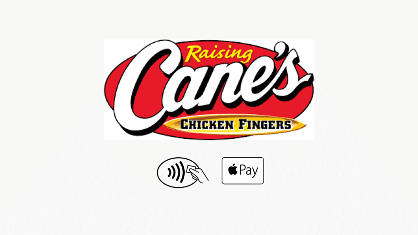Canes and Apple Pay logo