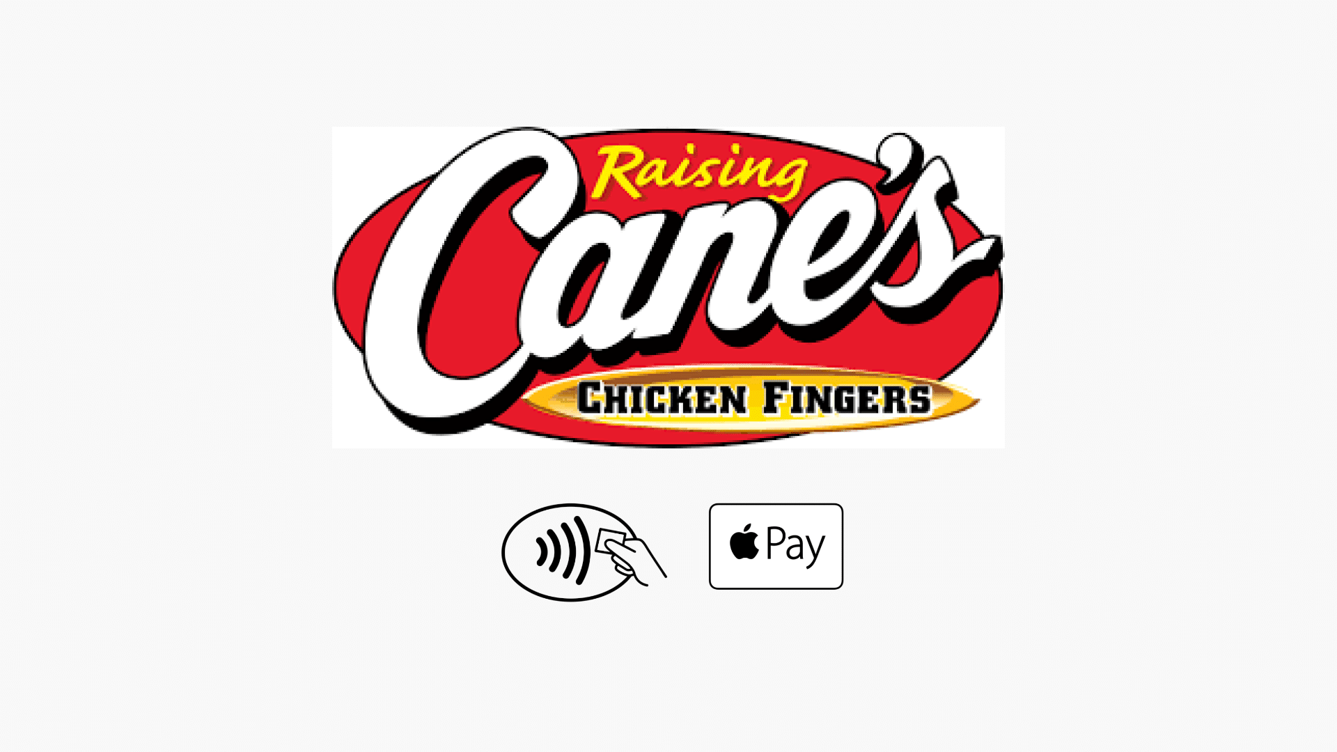 Canes and Apple Pay logo