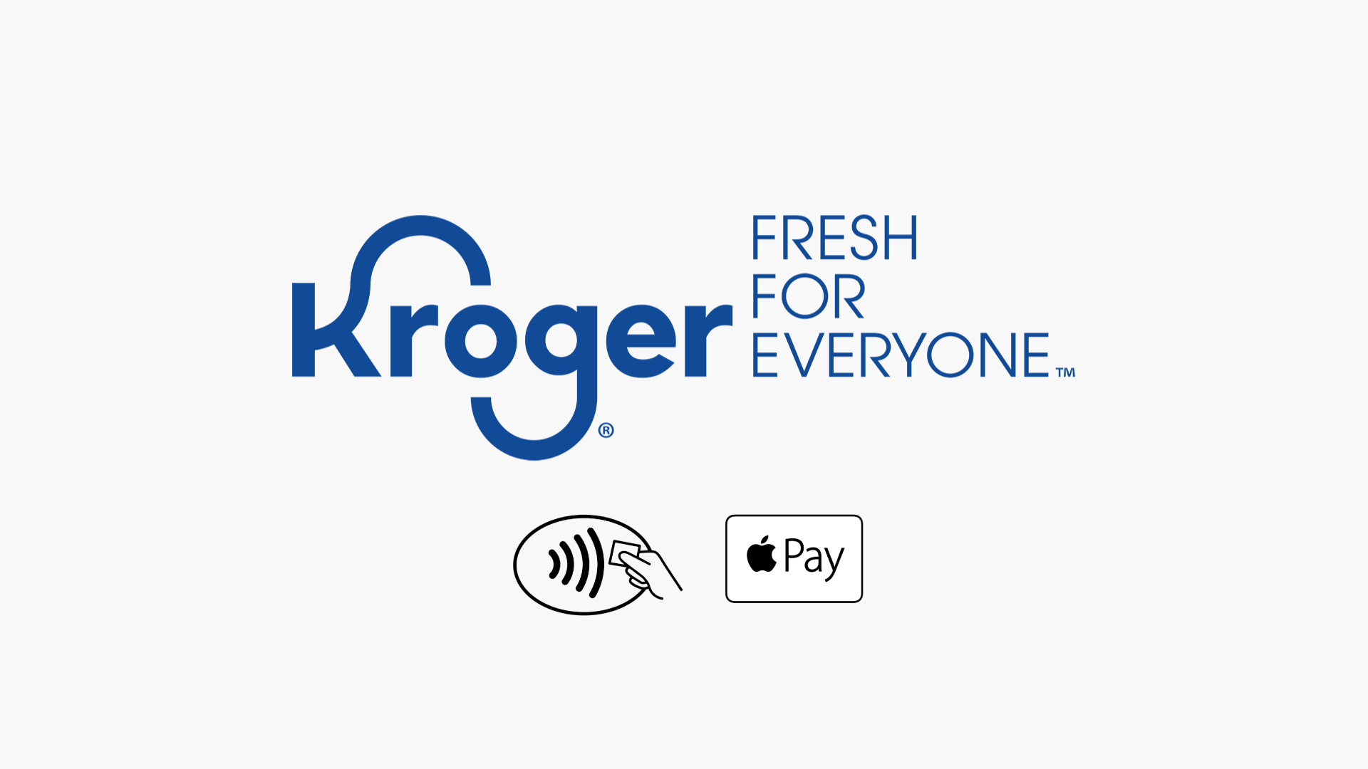 Kroger and Apple Pay logo