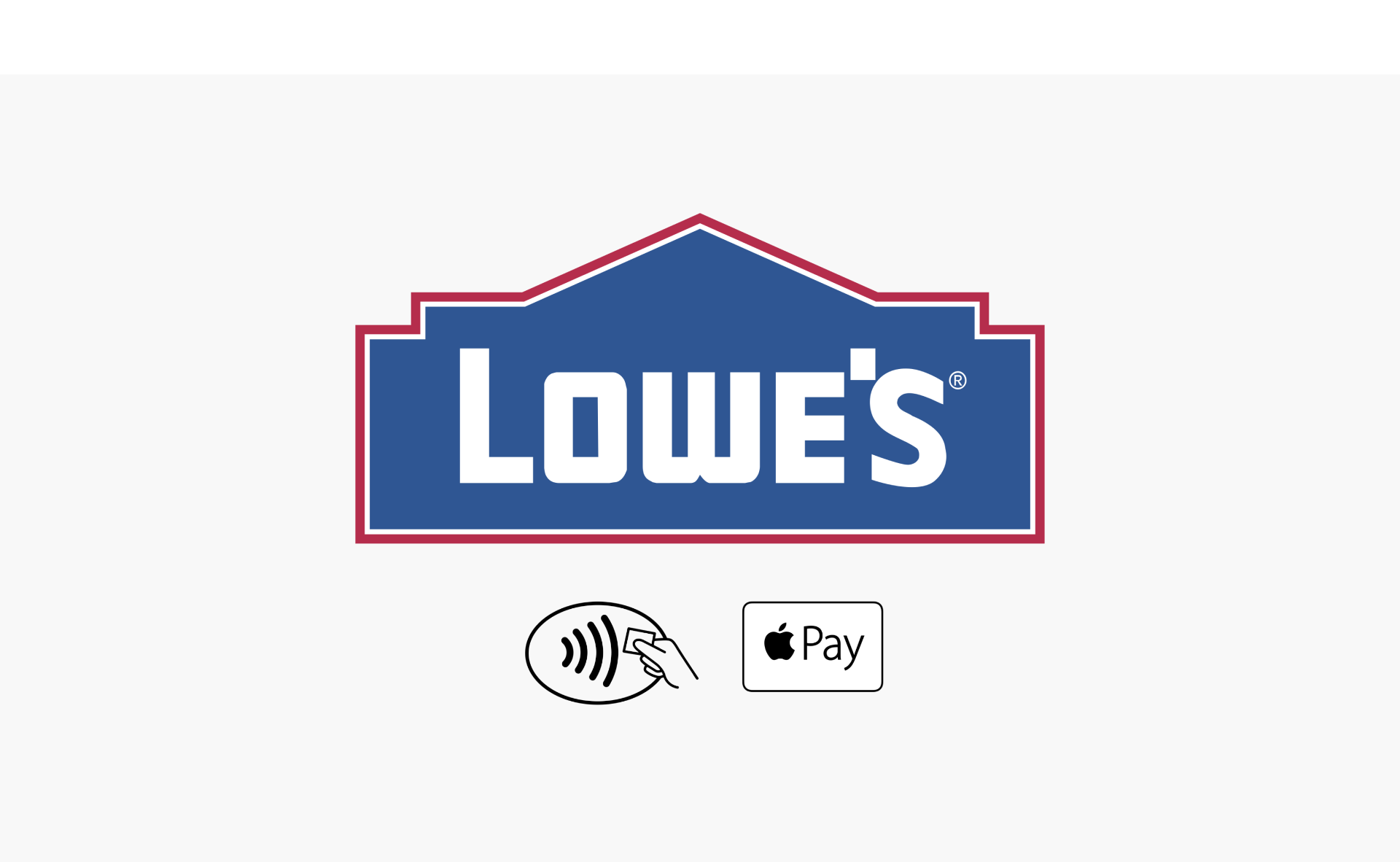 Lowe's and Apple Pay logo