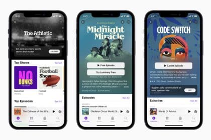 Apple Podcasts interface.