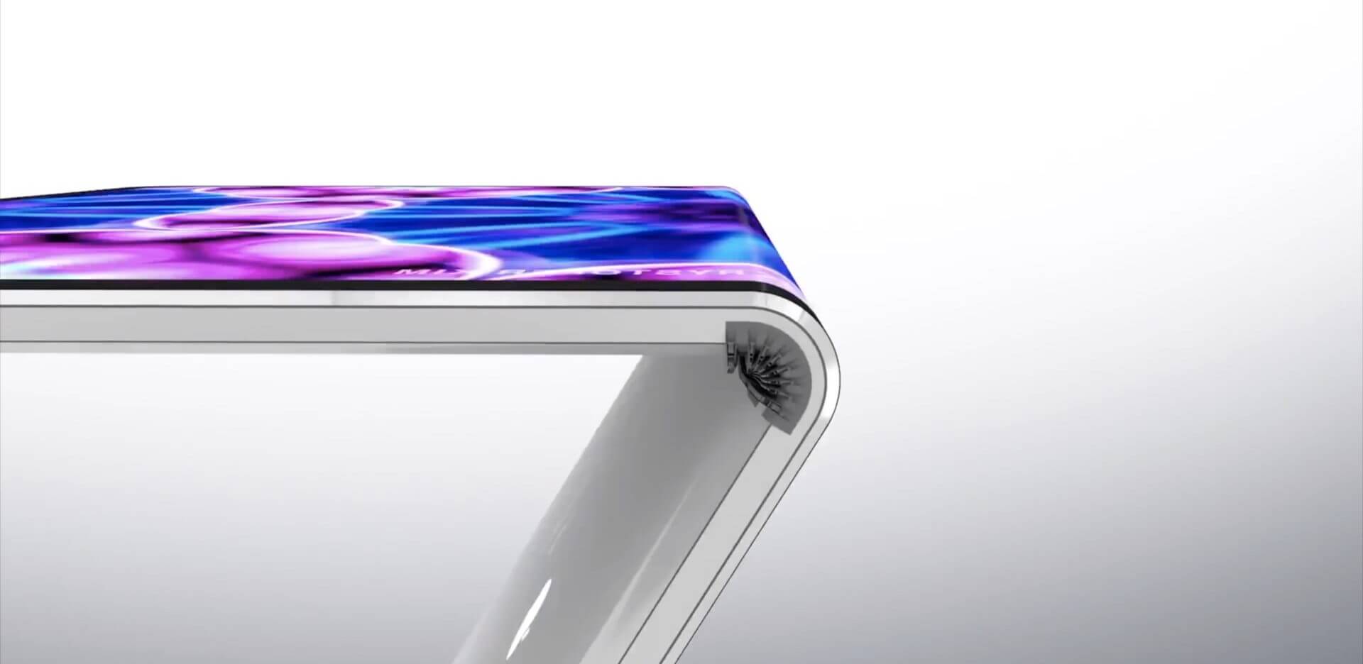 Concept image of a foldable iPad with a flexible display.