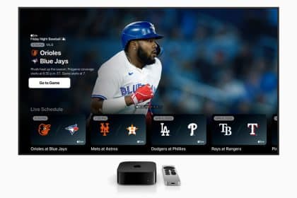 Apple TV+ streaming MLB Friday Night Baseball with live game schedule.