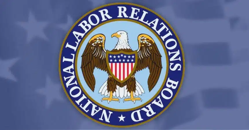 Seal of the National Labor Relations Board (NLRB).