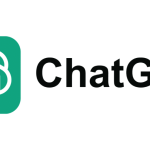 ChatGPT logo with text.