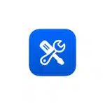 Apple Self Service Repair icon showing a wrench and screwdriver crossed.