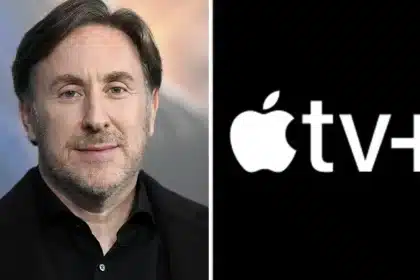 Jonathan Tropper beside the Apple TV+ logo.