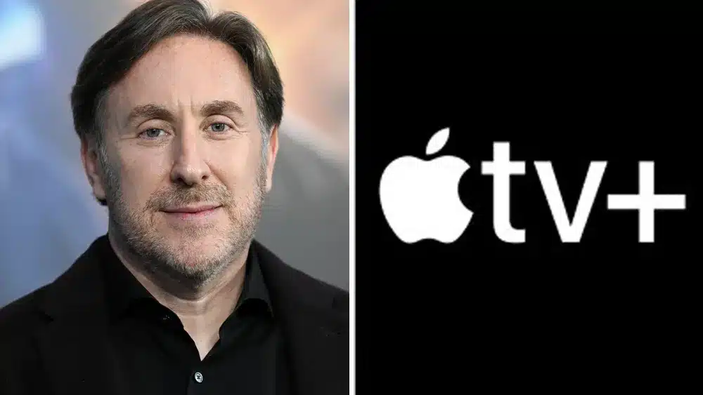 Jonathan Tropper beside the Apple TV+ logo.