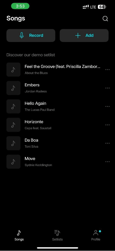 add song
