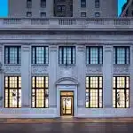 Exterior of an Apple Store on the Upper East Side of Manhattan.
