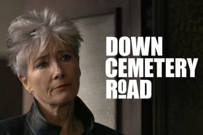 Emma Thompson in Apple TV+ thriller Down Cemetery Road.