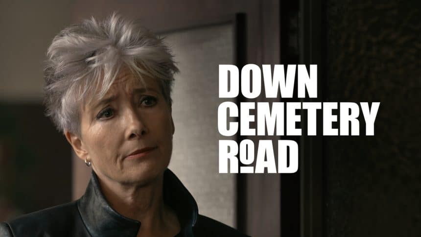 Emma Thompson in Apple TV+ thriller Down Cemetery Road.