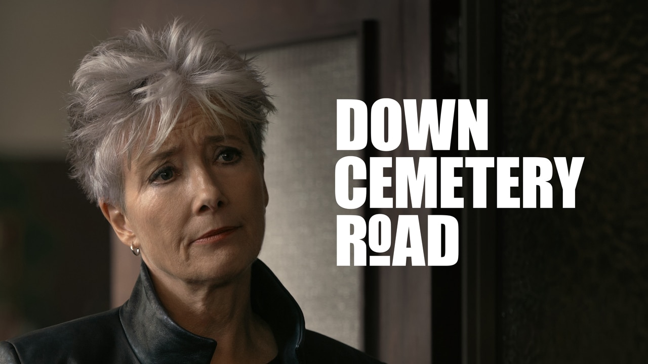 Emma Thompson in Apple TV+ thriller Down Cemetery Road.