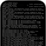 iPhone screen displaying security research code from Apple’s Security Research Device Program.
