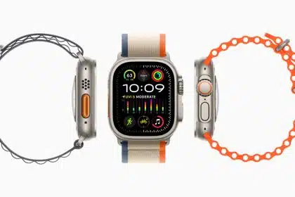 Apple Watch Ultra 2 with multiple band styles displayed