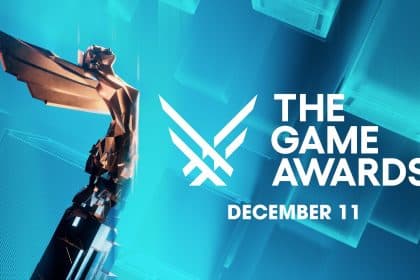 The Game Awards trophy with event date December 11 on a blue background.
