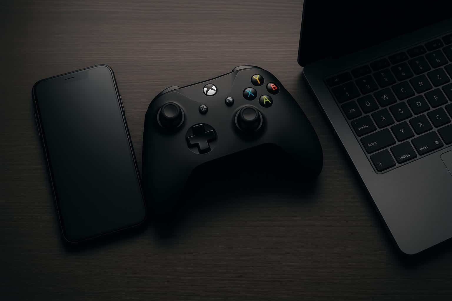 Smartphone alongside gaming console and PC, highlighting the future of gaming device preferences