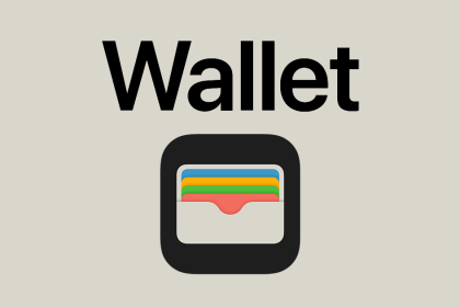 Apple Wallet logo on a light background.
