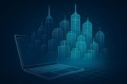 Digital twin technology concept with virtual models powering real-world industry and innovation