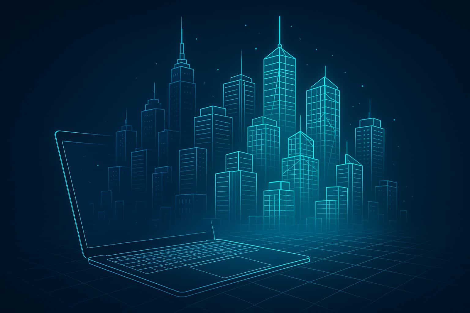 Digital twin technology concept with virtual models powering real-world industry and innovation