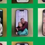 Several recovered iPhones displayed with different lock screen photos.