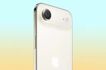 iPhone Air 2 rear view with single camera and Apple logo.