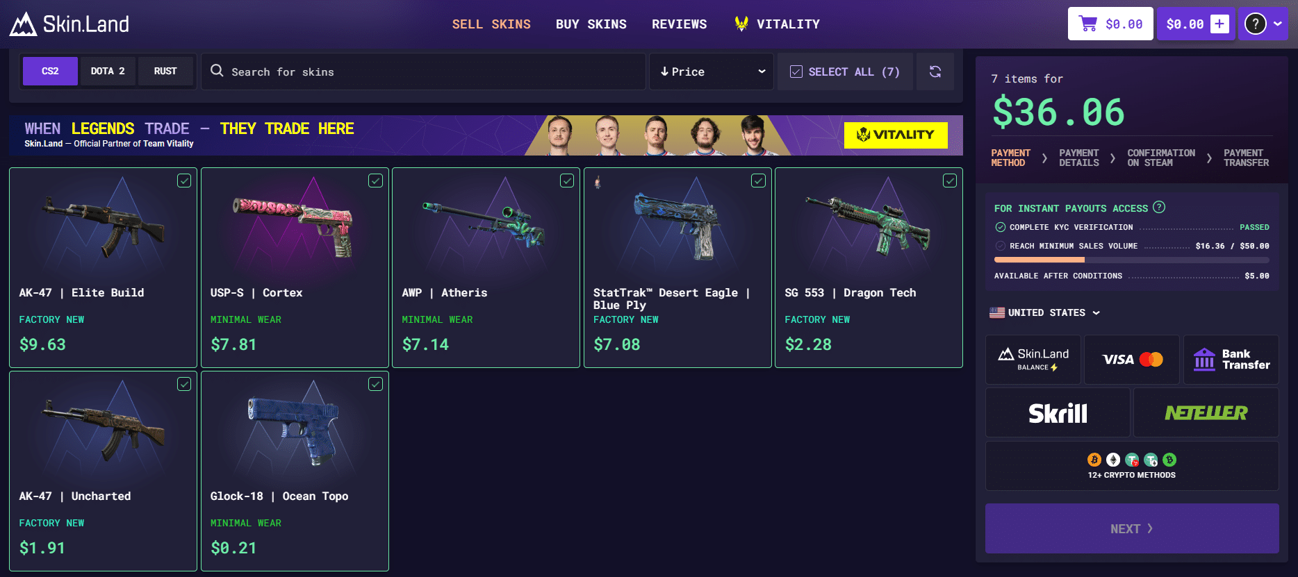 Best Websites to Sell CS2 Skins on Mac Devices