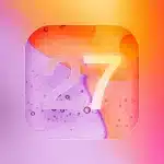 iOS 27 app icon with colourful gradient background.