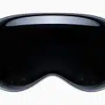 Front view of Apple Vision Pro headset.
