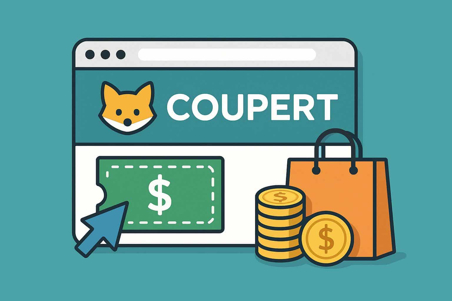 Coupert browser extension automatically applying coupons to save money on online purchases