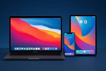 Sleek Apple MacBook laptop showcasing macOS interface for next-generation tech enthusiasts