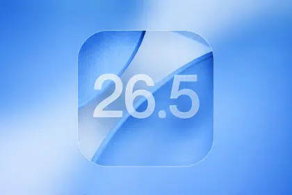 Blue gradient background with a rounded square icon displaying “26.5” in large text.