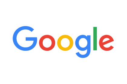 Google company logo on a plain background.