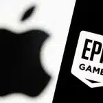 Apple and Epic Games logos displayed side by side, representing their ongoing legal dispute.