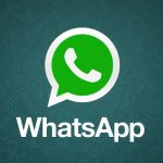 WhatsApp app icon on a green background.