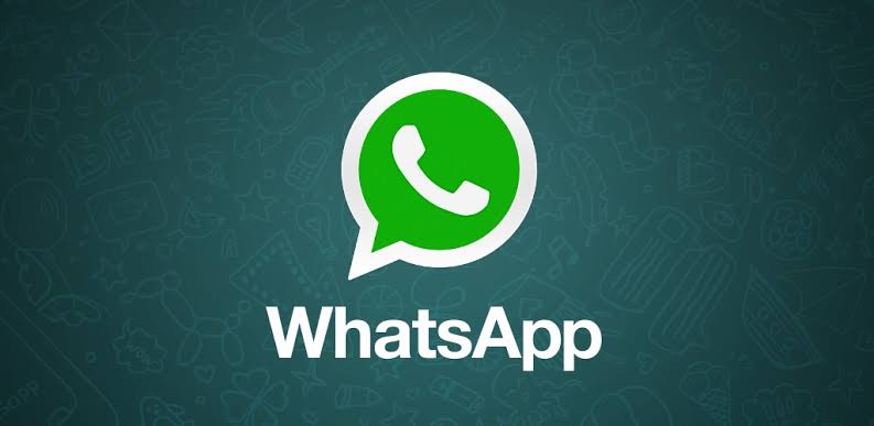 WhatsApp app icon on a green background.