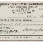 Steve Jobs-signed Apple Computer Company check dated July 4, 1976.