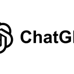 ChatGPT logo with the ChatGPT name on a white background.