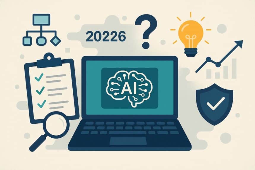 Generative AI consulting partner selection process with technology and strategy concept visuals