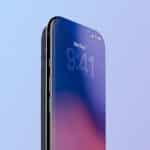 Concept image of a bezel-free iPhone with an edge-to-edge display.
