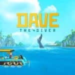 Dave the Diver artwork featuring a boat on a bright blue ocean.
