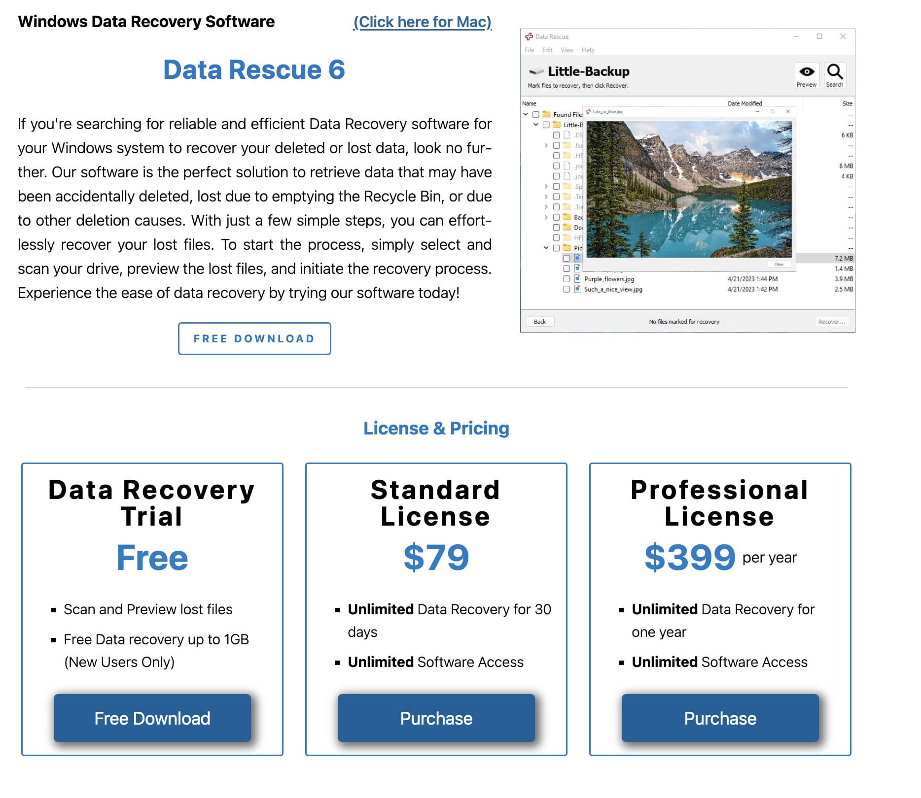Best Free Mac Data Recovery Software