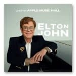 Elton John promoting his Apple Music Hall concert.