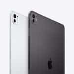 Two iPad models shown in silver and space gray.